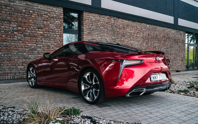 Lexus LC cena 369000 przebieg: 56200, rok produkcji 2019 z Katowice małe 211